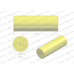 Poliuretano amortizatoriaus volelis 40x115 Warynski