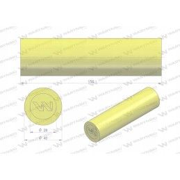 Poliuretano amortizatoriaus volelis 40x150 Warynski