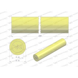 Poliuretano amortizatoriaus volelis 40x200 Warynski