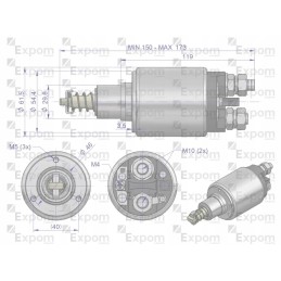 Įjungimas ir išjungimas, starterio solenoidas