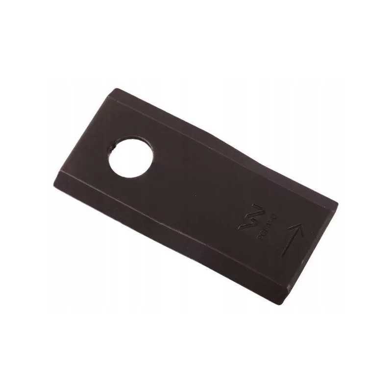 Kairysis vejapjovės peilis 95x46x3 5 mm skylė 16 25 su