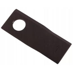 Kairysis vejapjovės peilis 100x40x3mm skylė 19 panaudojimų