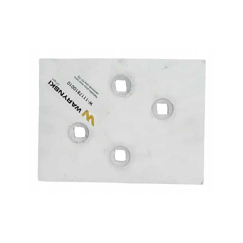 Kairė galinė slydimo plokštė, skirta naudoti po 735 jungties