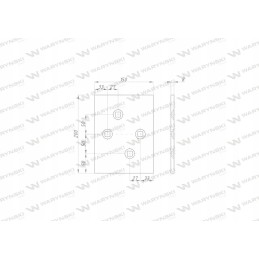 Kairė galinė slydimo plokštė, skirta naudoti po 735 jungties