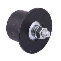 Tuščiosios eigos ritinėlių komplektas, cinkuota ašis, poliruoti guoliai a