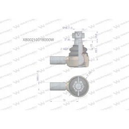 Vairo jungtis m20x1 5 x800210018000 warynski