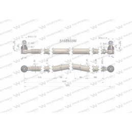 Vairo traukė 1475mm 5168933 Warynski