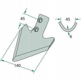 Kultivatoriaus noragas k30 101 486