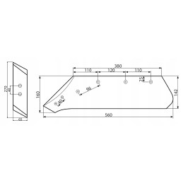 Kairė dalis su kaltu 16 kverneland agro wikt