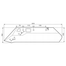Kairysis peilis 16 Kuhn Agro Wikt 622213