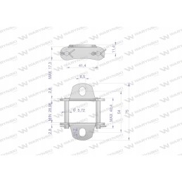 Grandininis užraktas su dvipuse jungtimi s55k1 atsargus