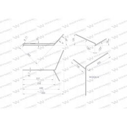 Dvigubas grandiklis 510 mm tinka