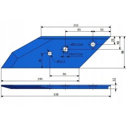 Kaltas, kairysis dalelių gaubtas, Lemken aplikacija