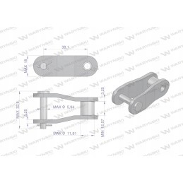 Grandinė pologniwo ca2060h warynski į pca2060h