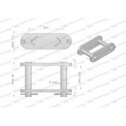 Grandininė spyna 38 4v warynski 5 w z38 4v