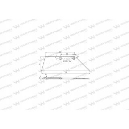 Dešinysis peilis 18 SB 45 re Lemken Warynski