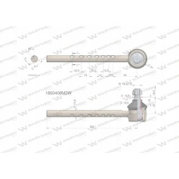 Vairo jungtis 202mm 1860408m2 Warynski