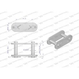 Ca550v Warynski grandinės užraktas zca550v