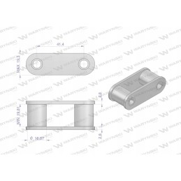 Warynski ca550 grandinės grandis oca550
