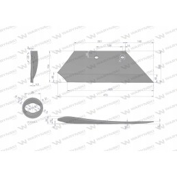 Dešinysis peilis, 16 overum, Warynski boro plieno