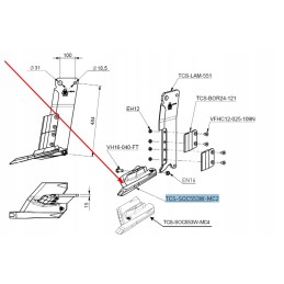 Tcs soc553w mc2 kairioji mentė