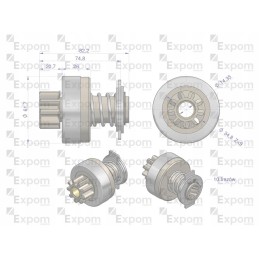 Starterio movos mazgas, kibirkštinio tipo MSX 7