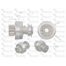 Starterio movos mazgas, kibirkštinio tipo MSX 7