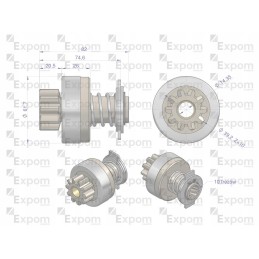 Starterio movos mazgo tipas kibirkštis msx 6