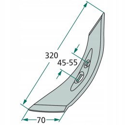 Dešinysis noragėlių kaltas, susuktas 101 60316