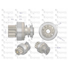 Starterio movos mazgas 16 912 371 starteris