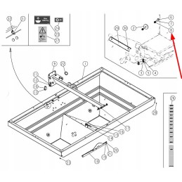 571260 nerūdijančio plieno M10 veržlė