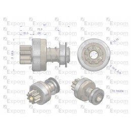 Starterio movos mazgas, kibirkšties tipas 16 90