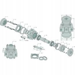 Guolių korpusas 18031 0037t granitas