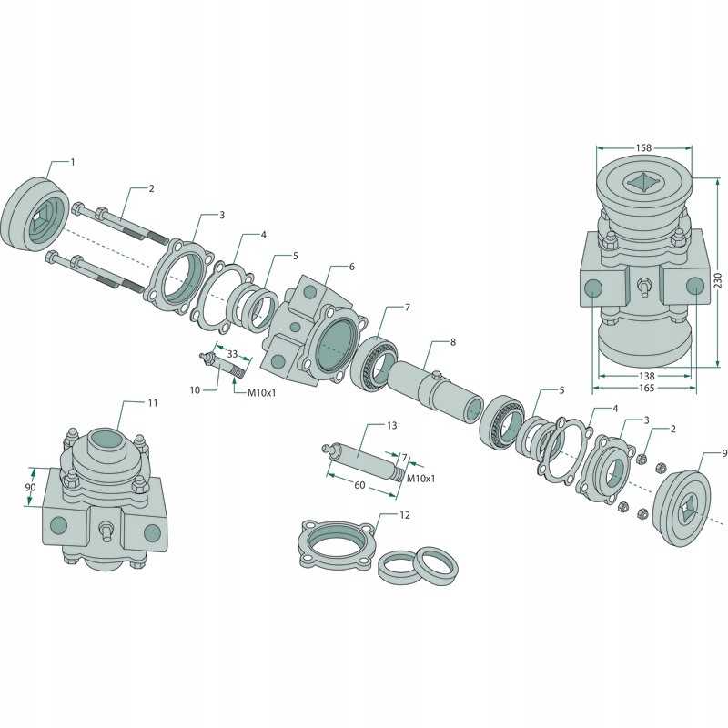 Guolių korpusas 18031 0037t granitas