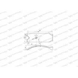 Ap 85 vienos skylės dantų dangtelis Warynski kos
