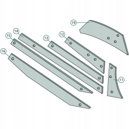 Prieplaukos moldboard dešinė vrp342r zam rabe 27002201