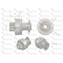 Starterio movos mazgas, kibirkštinio tipo MSX 7