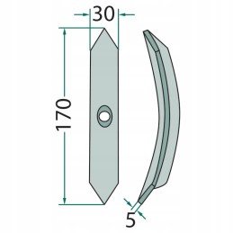 Noragas 170 x 30 x 5 1801208486