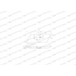 Kaltas, dešinėje pasukamas dalelių priedas, taikomas