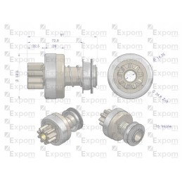 Starterio movos mazgas, kibirkšties tipas 16 90