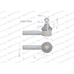 Vairo šarnyras m16x1 5 02381195