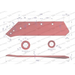 Kairysis Euroshare 18 Kverneland Plug Warynski plieno