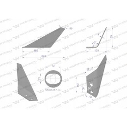 Kairysis noragėlių peilis naudojamas Gregoire Besson 1733