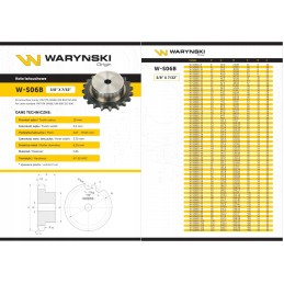 Ritininė grandinėlė 06b 1 r1 3 8 5 m Warynski