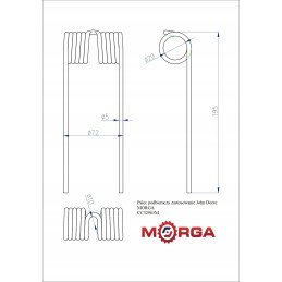 Paėmimo pirštas, skirtas john deere cc32965