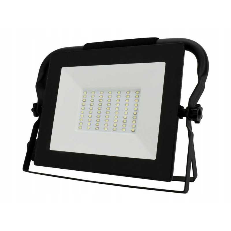 SMD LED prožektorius 50w 6000k 4500lm ip65 juodas