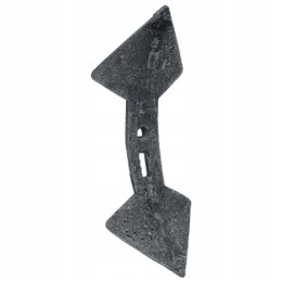 Dvigubas širdies noragas, plotis 300mm 450x185x20mm, 2 skylės