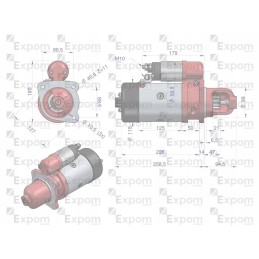 Starteris r10c 300852er 24v 4 8 kw sw 400 reg