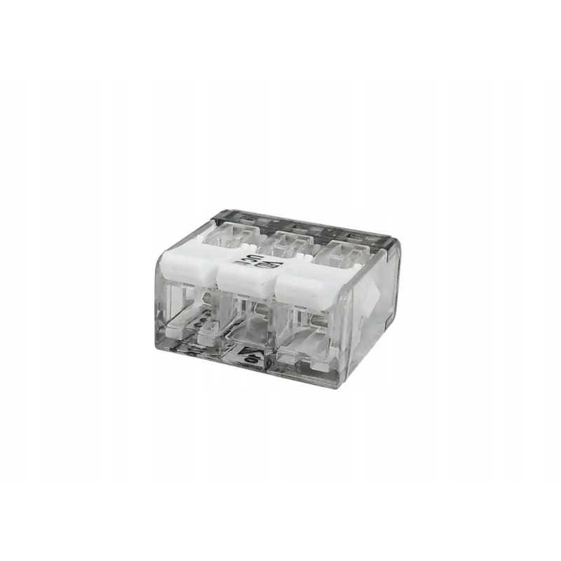 3 skylių elektros greitoji jungtis su srovės skląsčiu