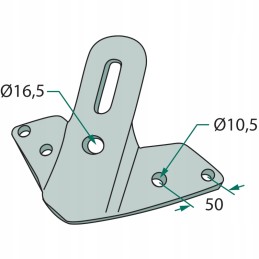 Laisvas laikiklis 180101 400 45 3nn